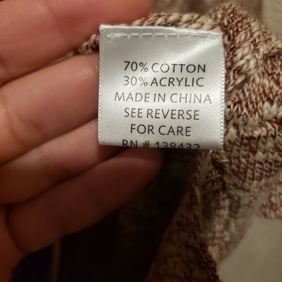 MODCLOTH Red Heathered Sweater Front Chest Pocket Women size 3x - Picture 10 of 10